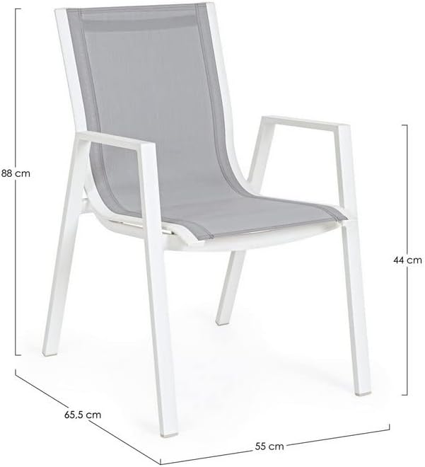 SEDIA C-BR PELAGIUS BIANCO