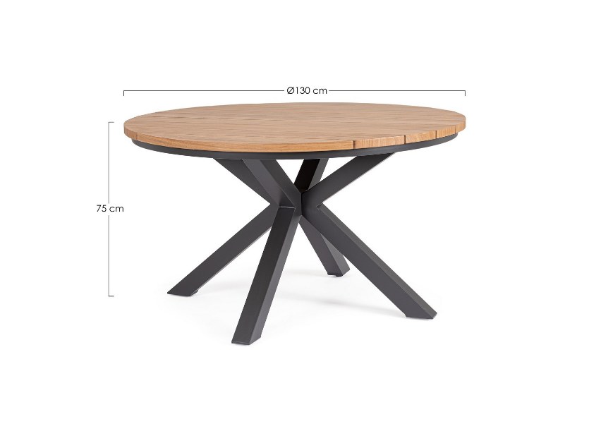 TAVOLO ZELMAR D130 ANTR
