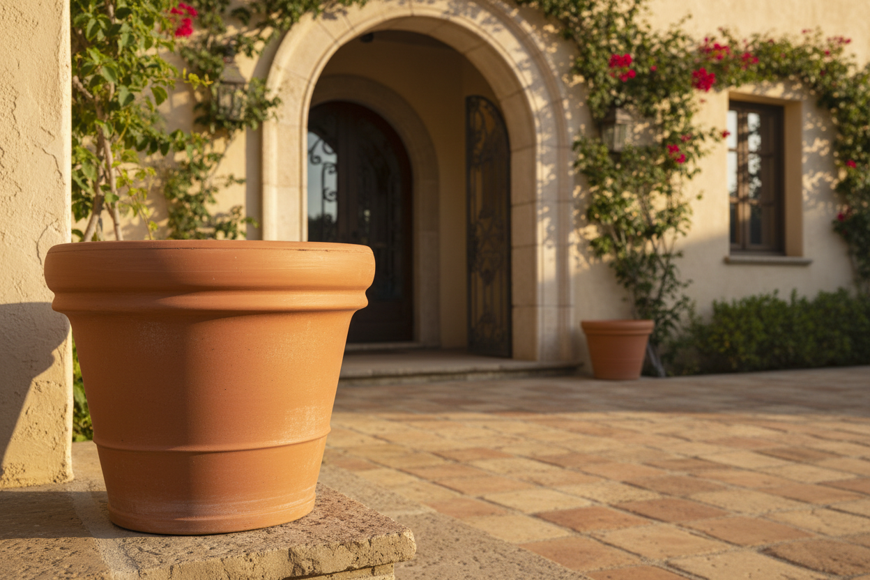 VASO DOPPIO BORDO LISCIO CM 40