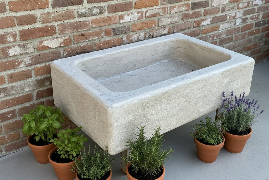 LAVABO MARMO CM 80x50x16