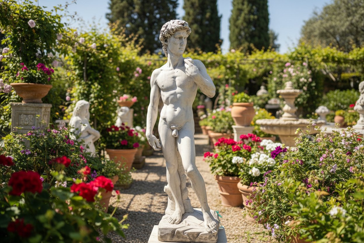 STATUA DAVID MIGNON H72 ANT