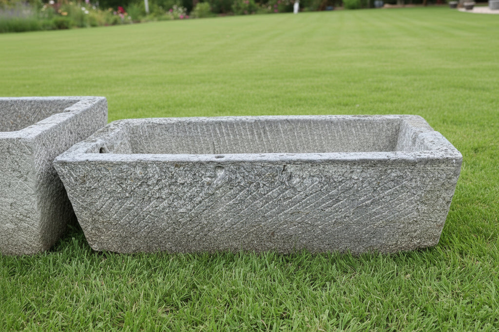 VASCA IN PIETRA ANTICA cm 113x53x33