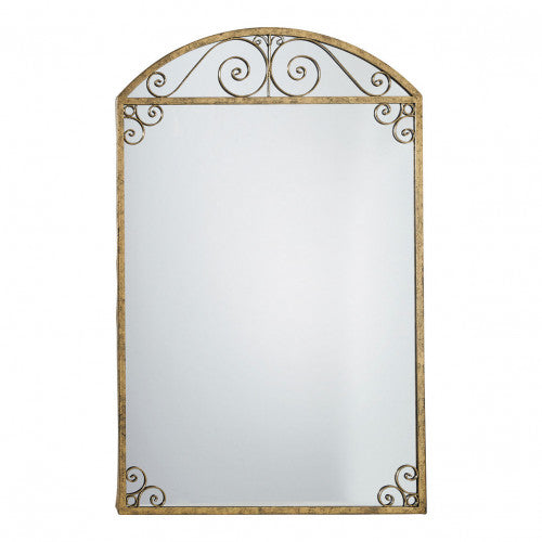 SPECCHIO AGATA ORO 65X104