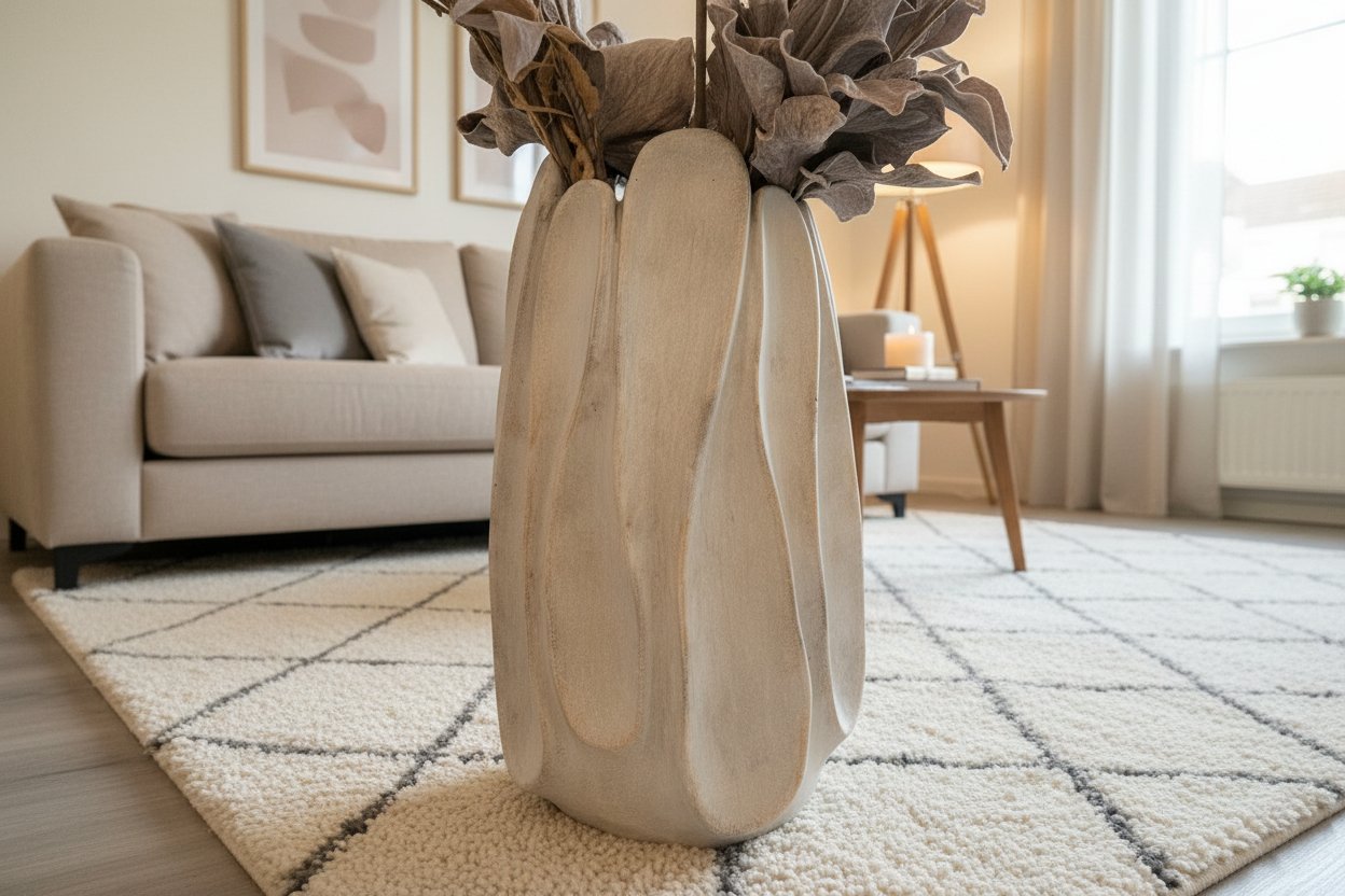 FIORIERA CEMENTO 28X27X48 GRIGIO