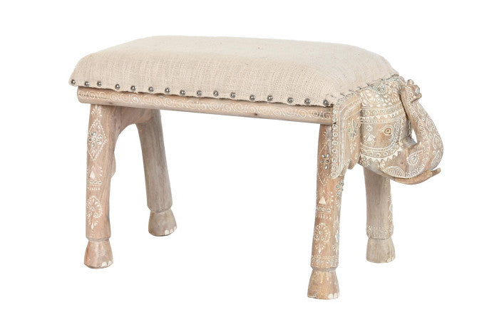 SGABELLO MANGO C/CUSCINO ELEFANTE