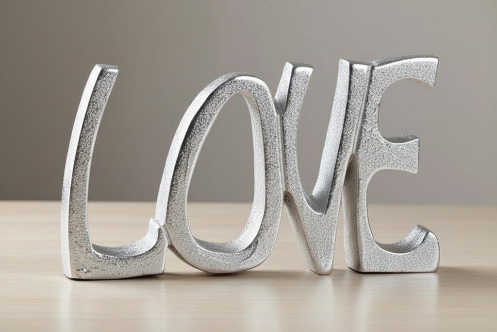 DECORAZIONE ALLUMINIO LOVE