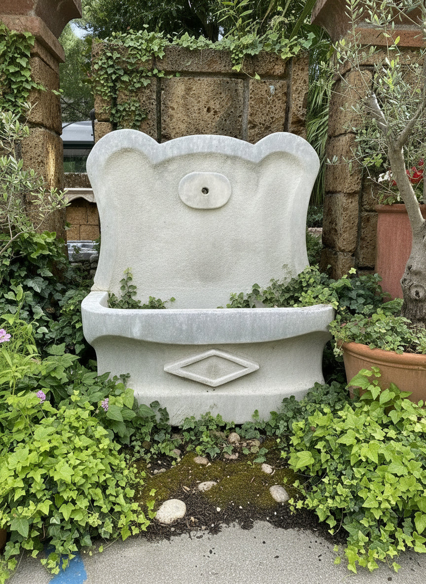 FONTANA PIETRA ARENARIA CON ROMBO