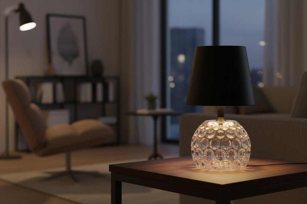 LAMPADA DA TAVOLO LED CRISTALLO