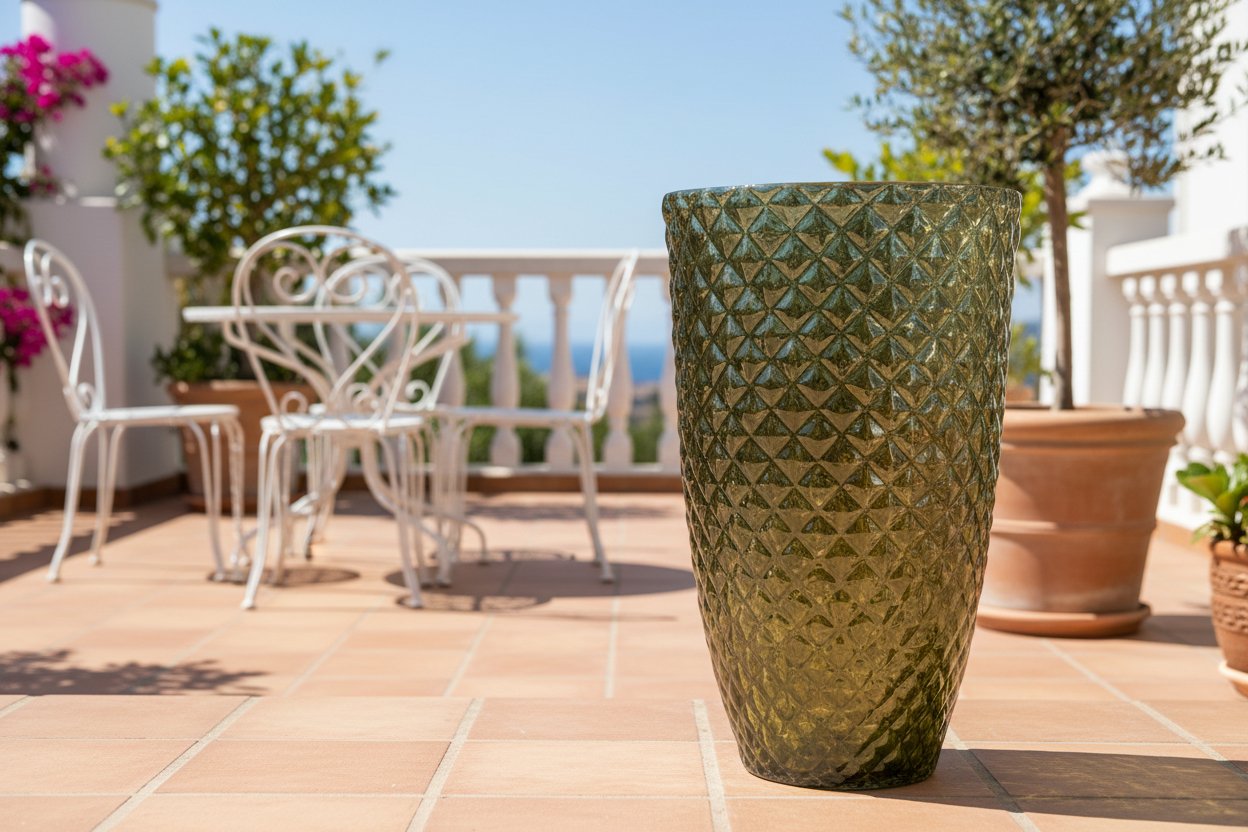 VASO ALTO BRAID FALLING GREEN MED