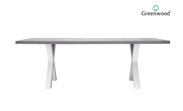 TAVOLO AMANTEA 200X100 BIANCO PIANO RESINA