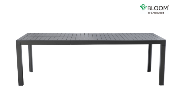 TAVOLO NAXOS 160/240X90 ALLUM GRIG