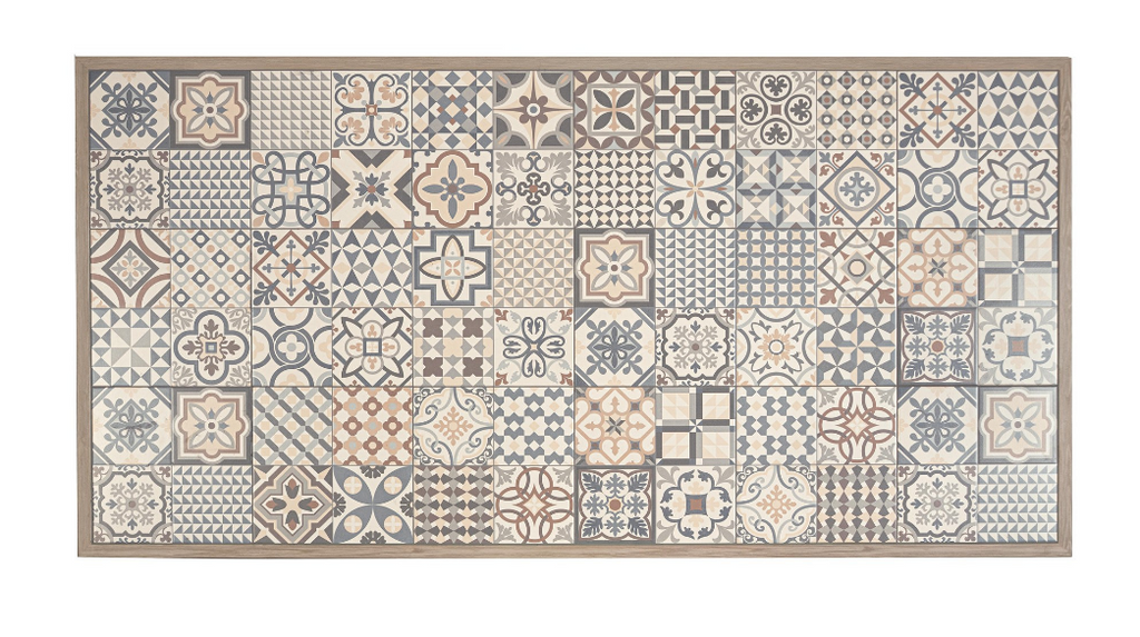 TAVOLO 206X106 ALLUM PIASTRELLE CERAMICA