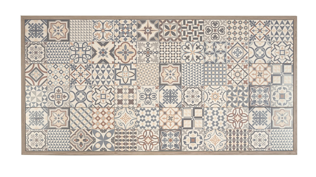 TAVOLO 206X106 ALLUM PIASTRELLE CERAMICA