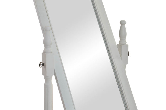 SPECCHIO LEGNO NATURALE BIANCO