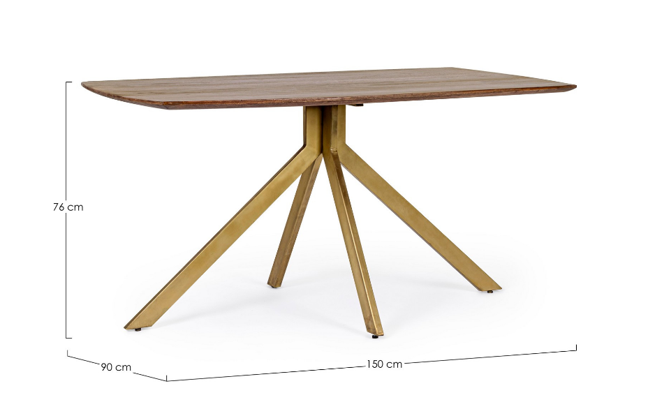 TAVOLO SHERMAN 150X90 PIANO IN MANGO