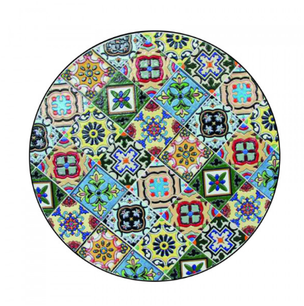 SET MOSAICO FLOWER TAV D60 + 2 SEDIE