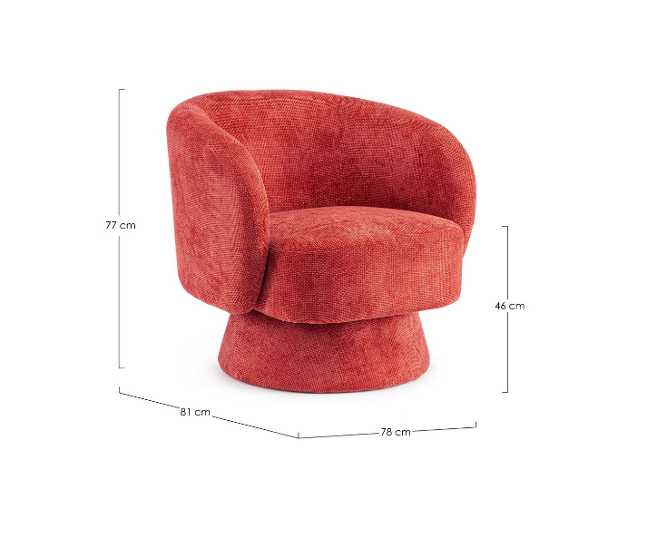 POLTRONA GIREVOLE CHERRY