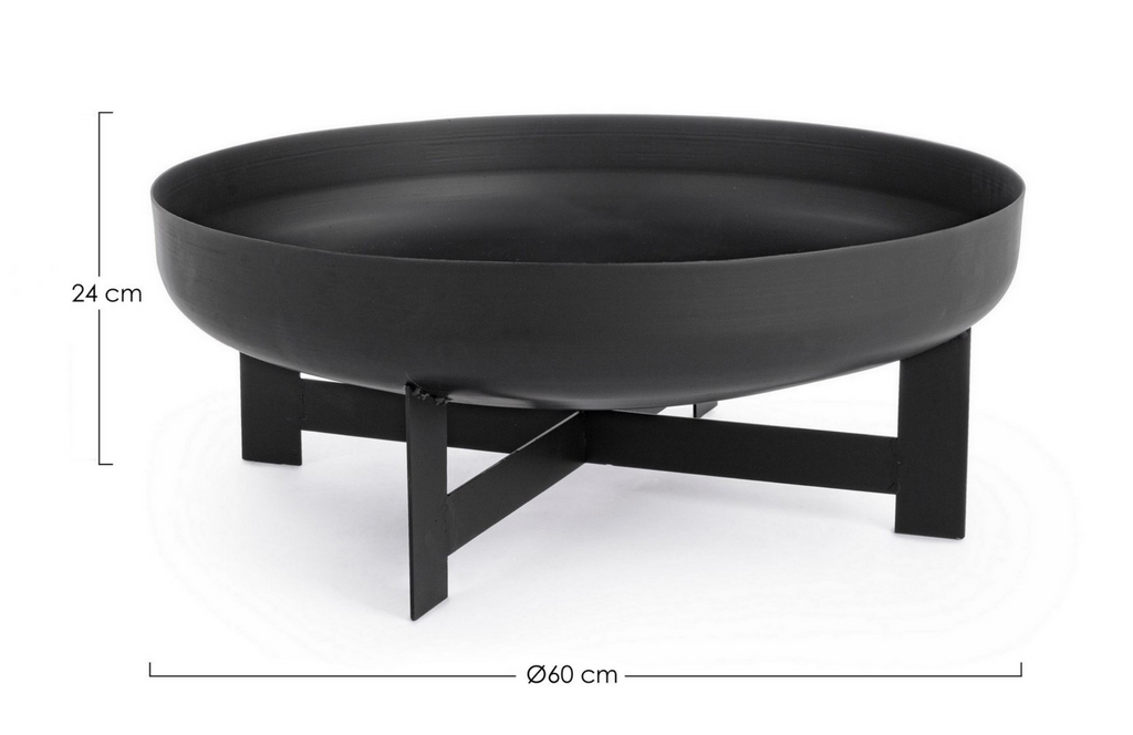 BRACIERE EFESTO NERO D60