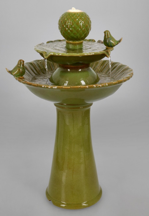 FONTANA NIKY VERDE C/UCCELLINI