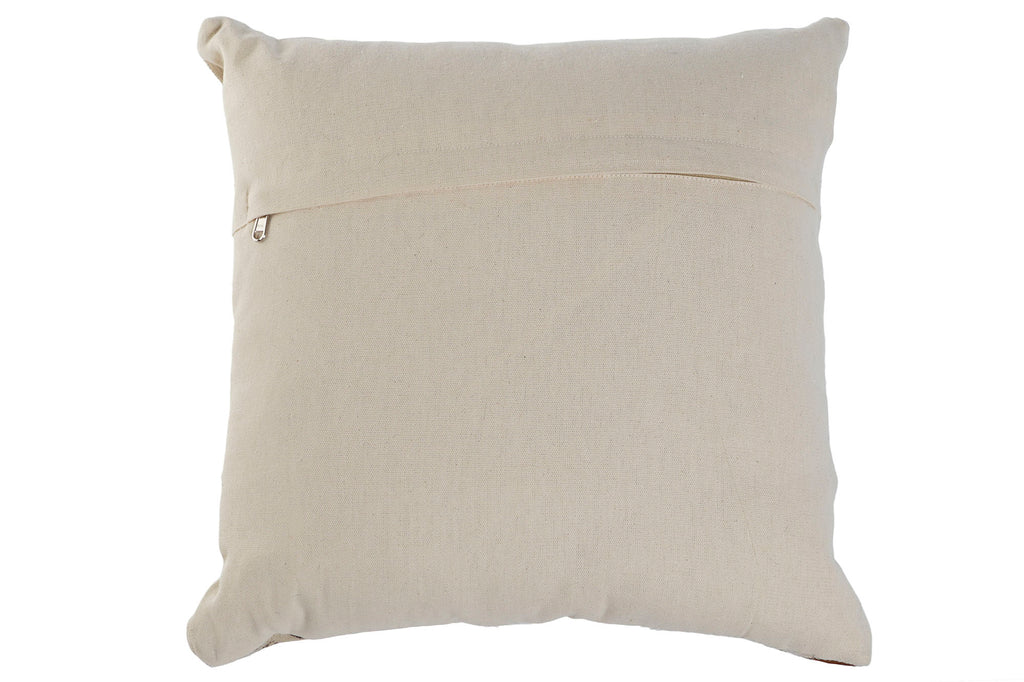 CUSCINO 40X40 PELLE POLIESTERE BEIGE