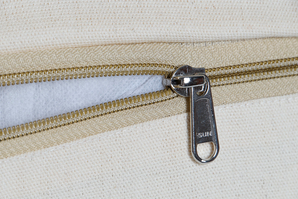 CUSCINO 40X40 PELLE POLIESTERE BEIGE