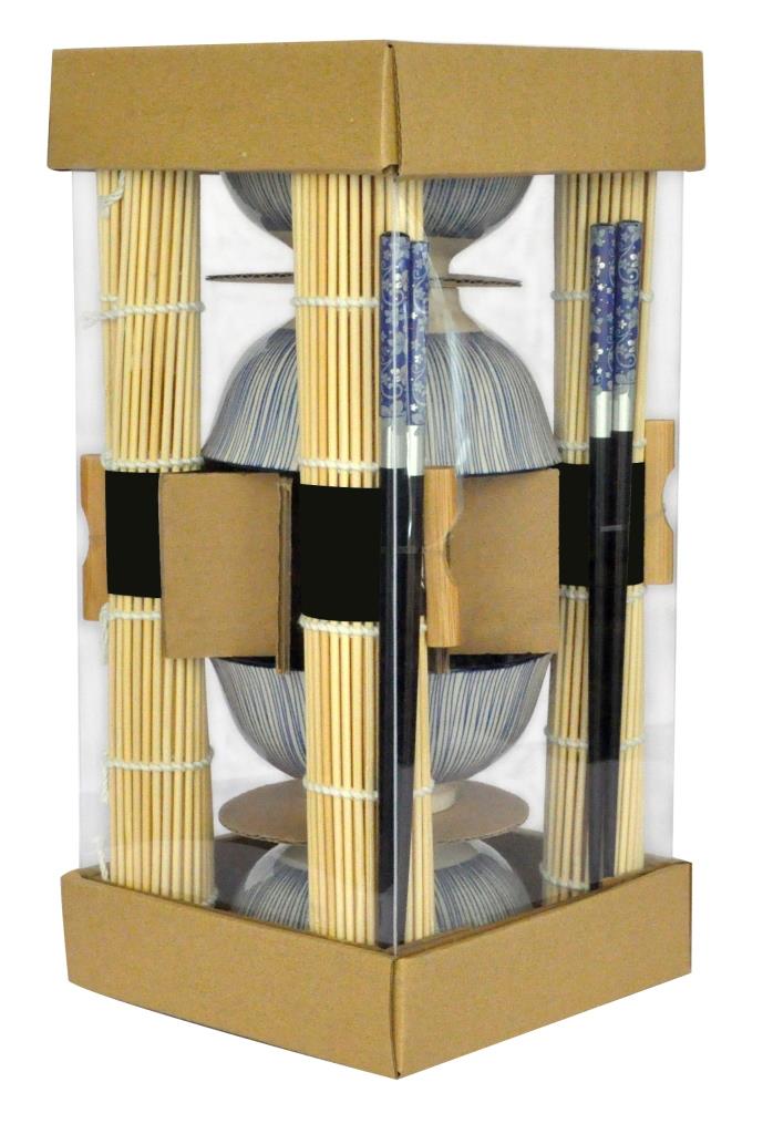 SUCHI SET BAMBOO-GRES NERO