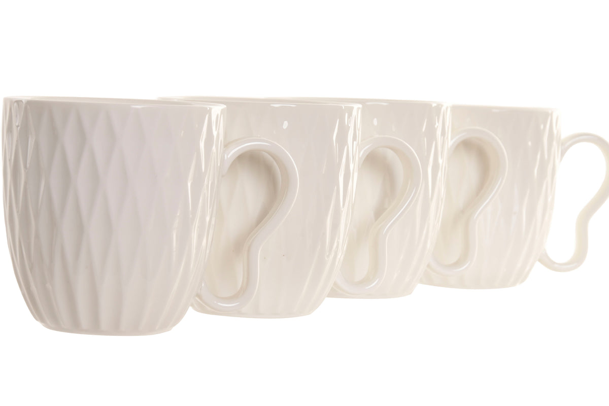 TAZZA SET 4 PORCELLANA BAMB