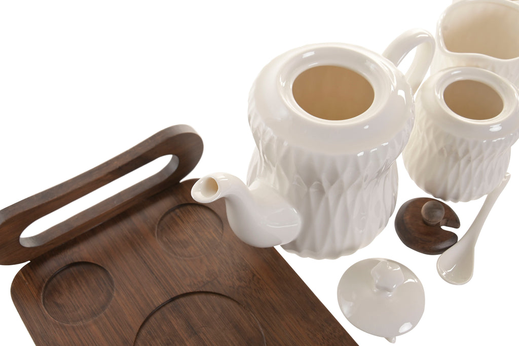 CAFFE SET 6 PORCELLANA BAMB 240ML BIANCO