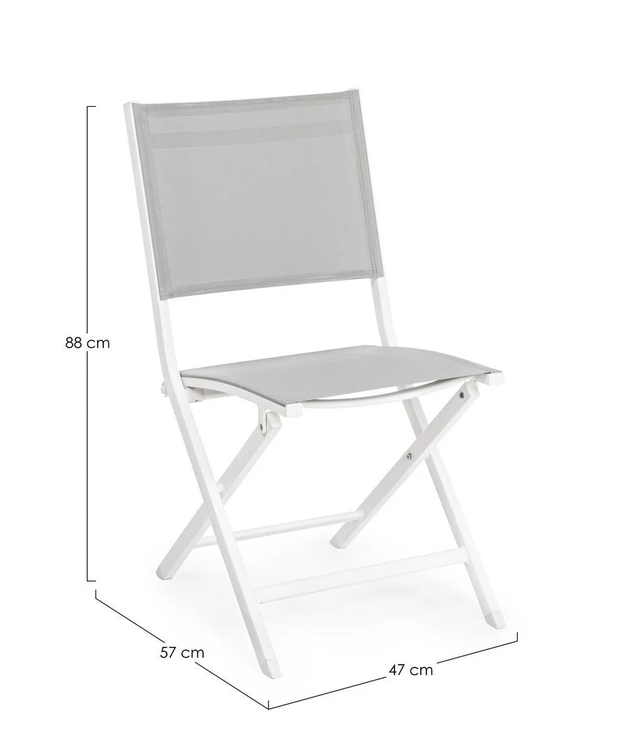 SEDIA PIEGH. ELIN BIANCO