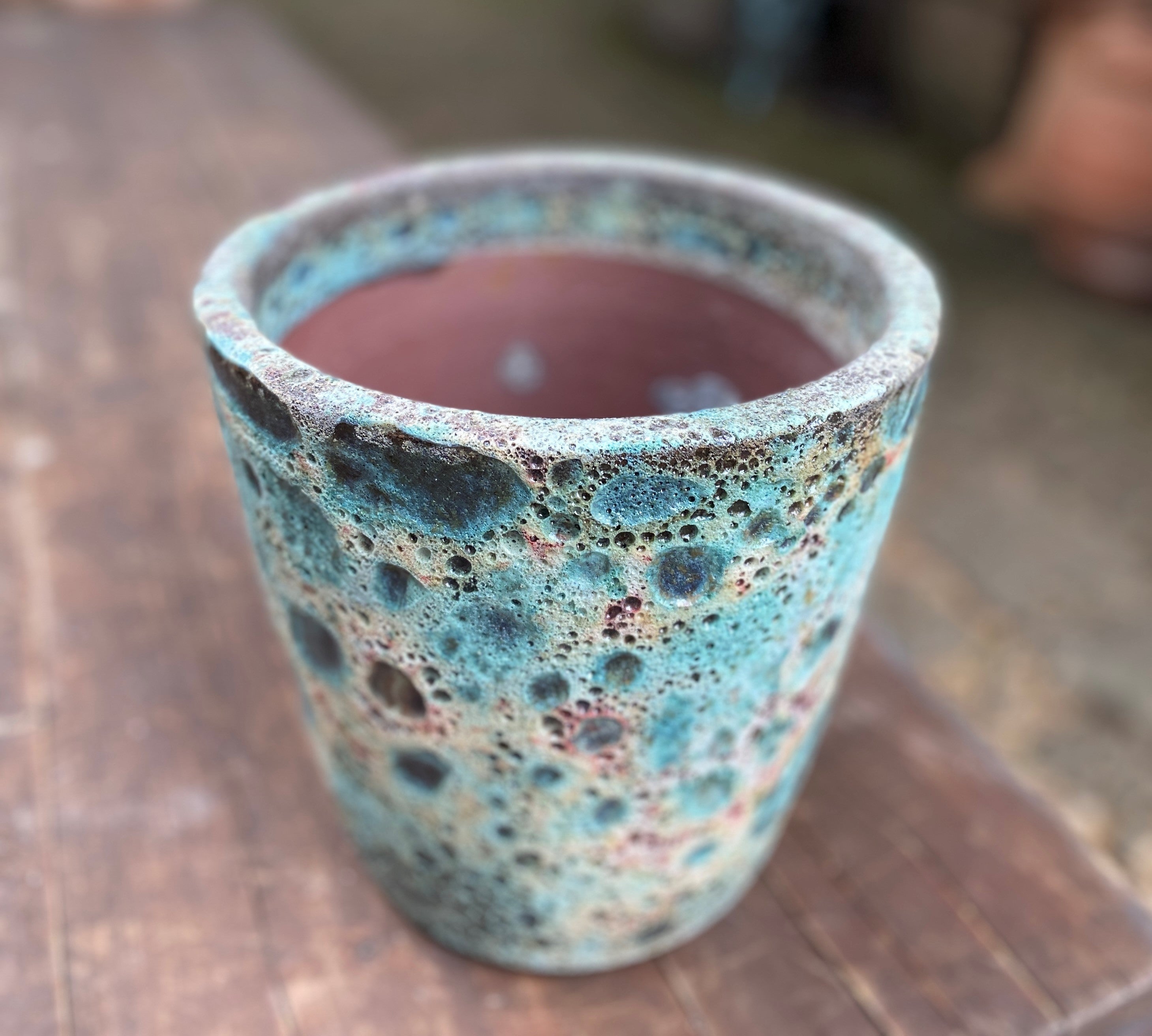 VASO DUYEN VERDE MEDIO