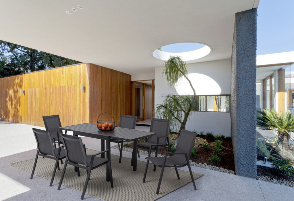 TAVOLO PELAGIUS 83-166X80 ANTRACITE