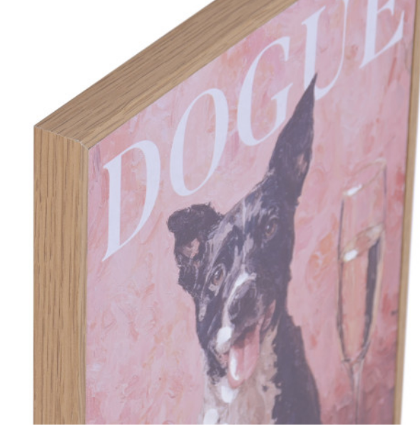 QUADRO TELA CANE 24X34