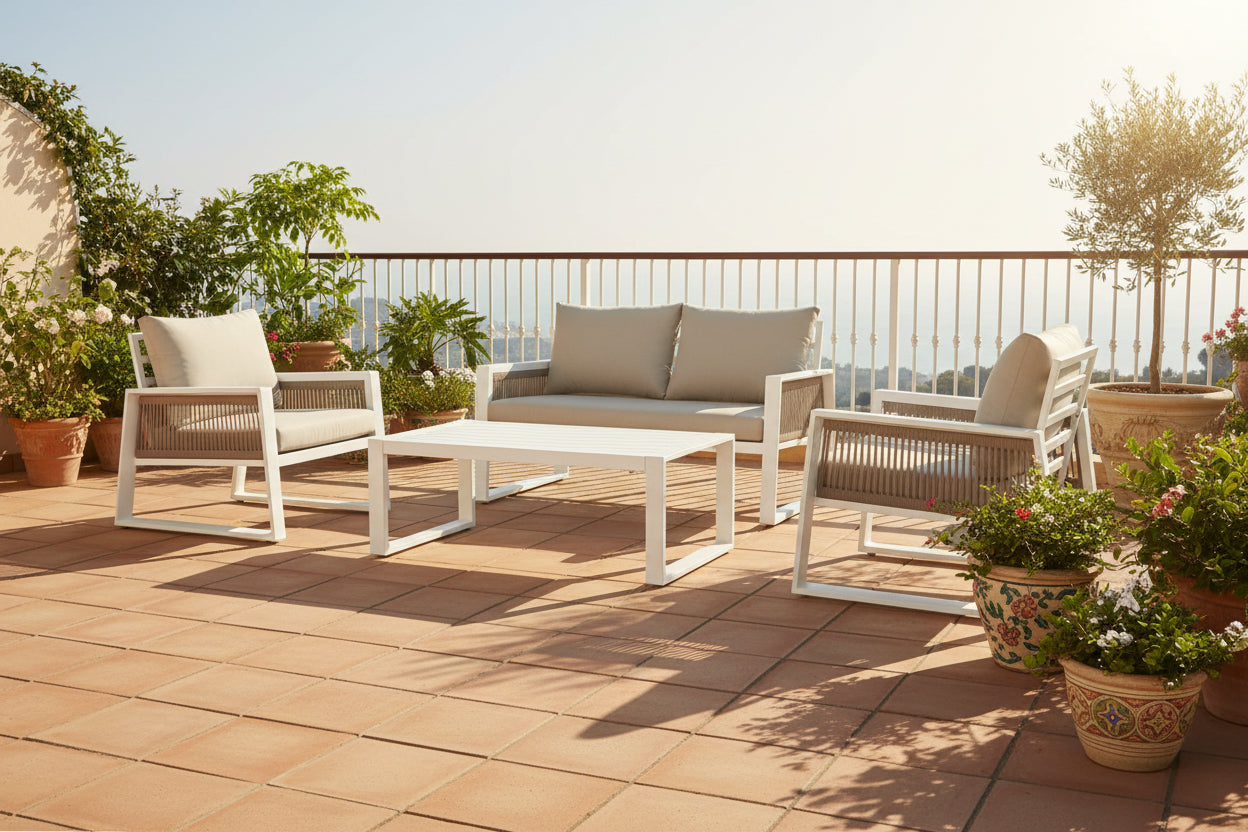 SALOTTO CAPTIVA BIANCO 4 PZ