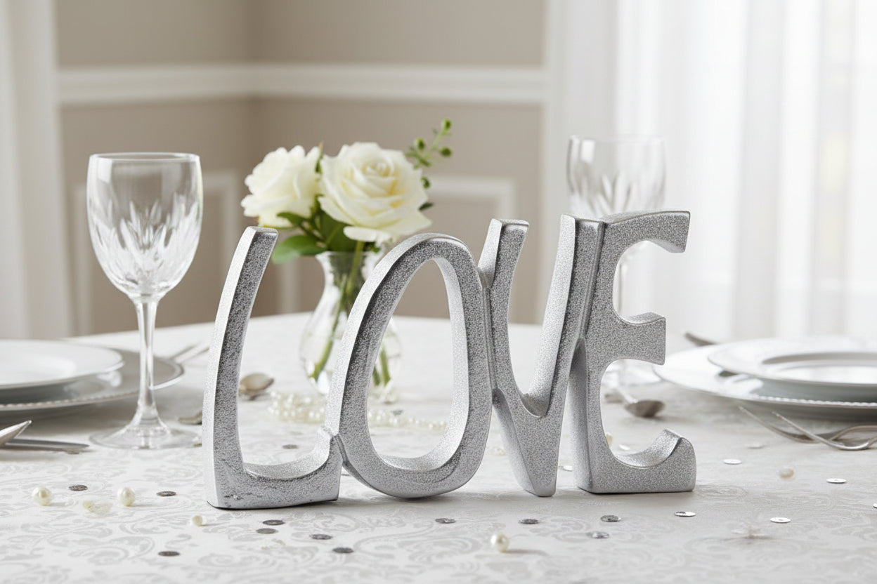 DECORAZIONE ALLUMINIO LOVE