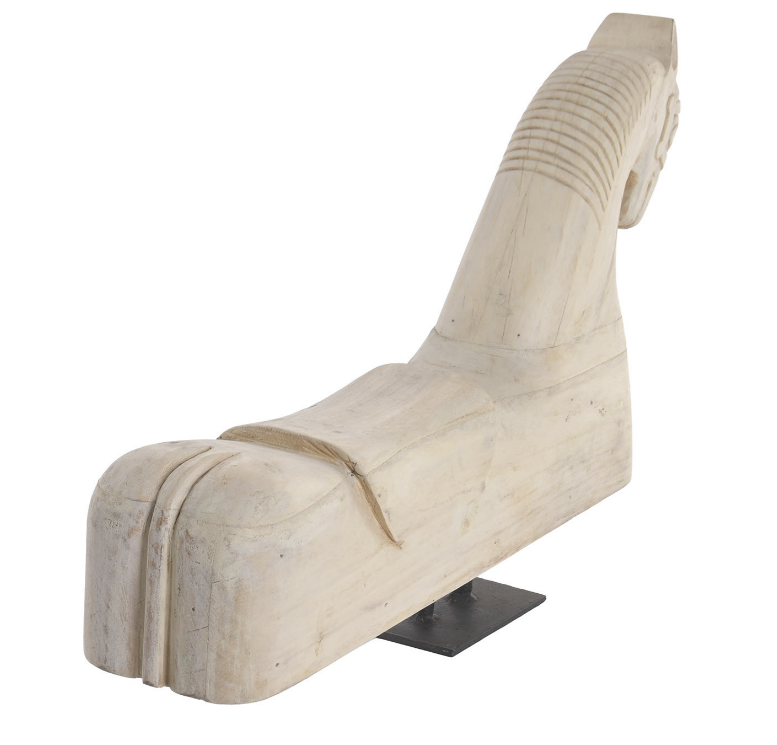 SCULTURA LEGNO CAVALLO