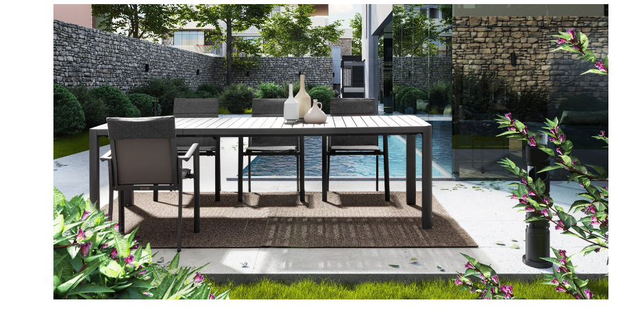 TAVOLO ALL KIPLIN 180-240X100 ANTR.