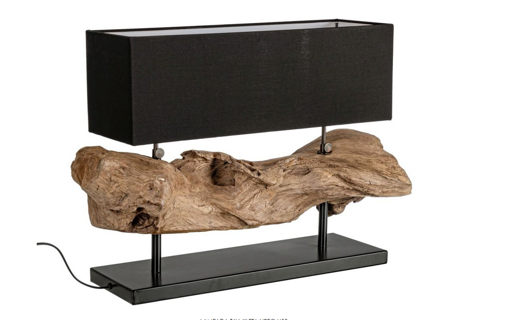 LAMPADA KLETA NERO H55