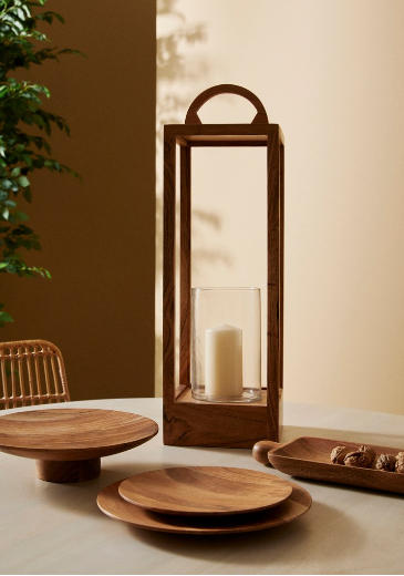 LANTERNA AIMI LEGNO H42