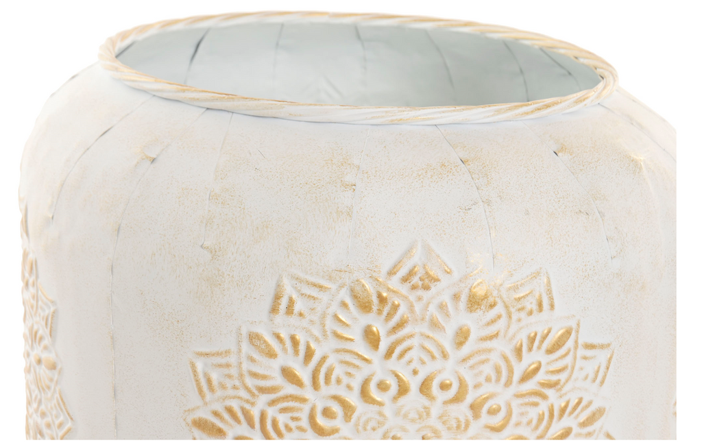 VASO FIORI METALLO MANDALA GRANDE