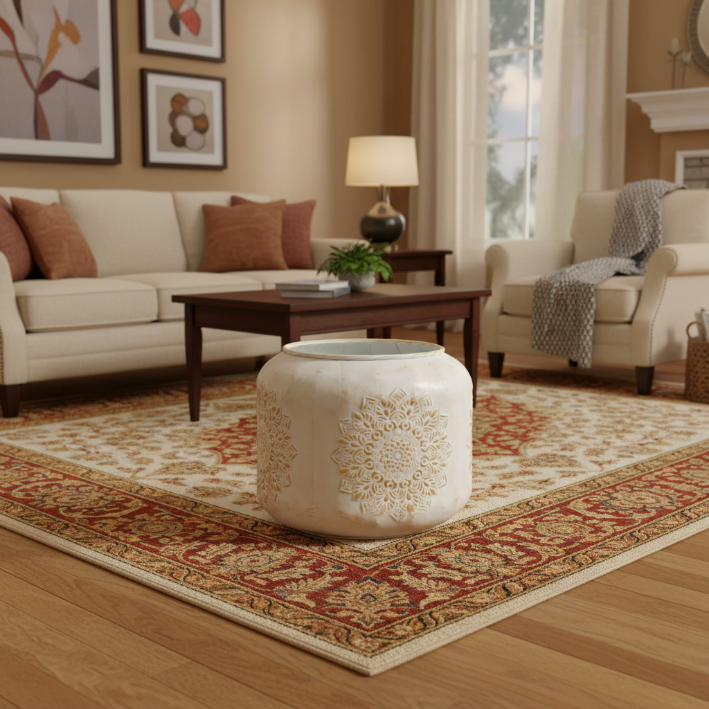 VASO FIORI METALLO MANDALA GRANDE