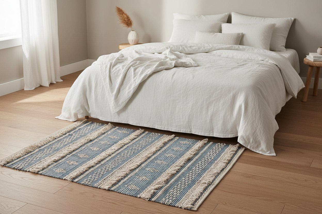 TAPPETO COTONE AZZ 180X120
