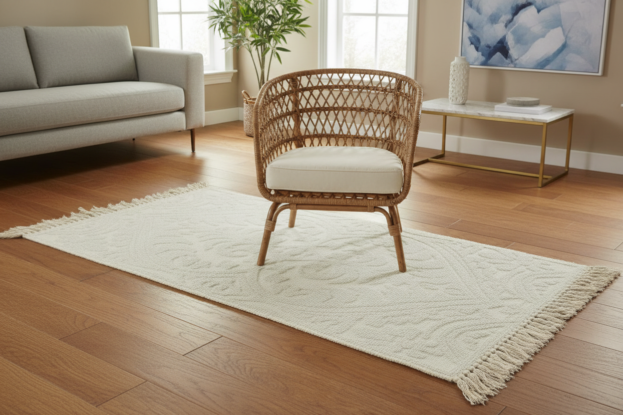 TAPPETO JACQUARD CON NAPPE 1300GSM