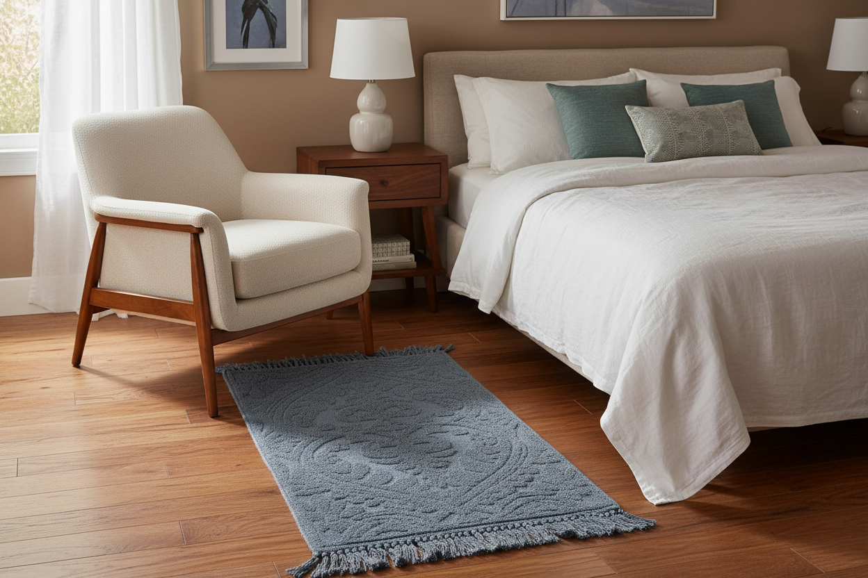 TAPPETO JACQUARD CON NAPPE 1300GSM AZZ
