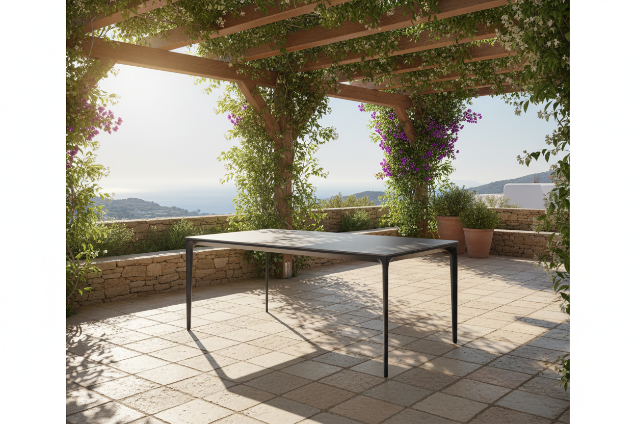 TAVOLO ALGHERO 180X90 PIANO IN GRES