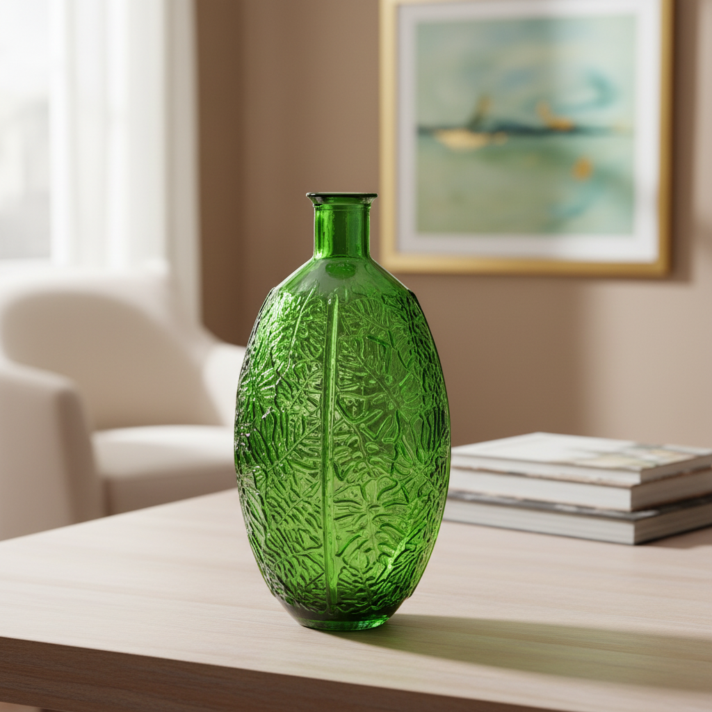 VASO TROPIC VETRO VERDE H59