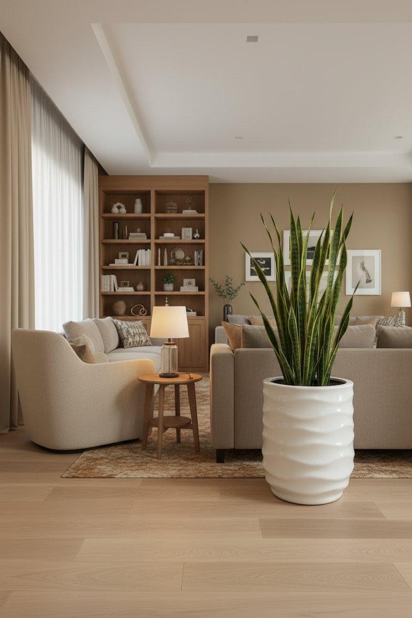 VASO ONDA FALLING WHITE D41 H54